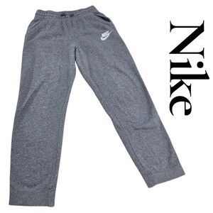 Nike Sweatpants Boys XL Gray Cotton Blend Jogger Standard Fit Pockets CI2911-091